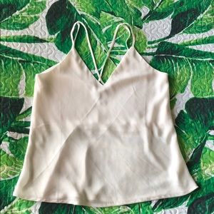 Forever 21 Sheer White Tank